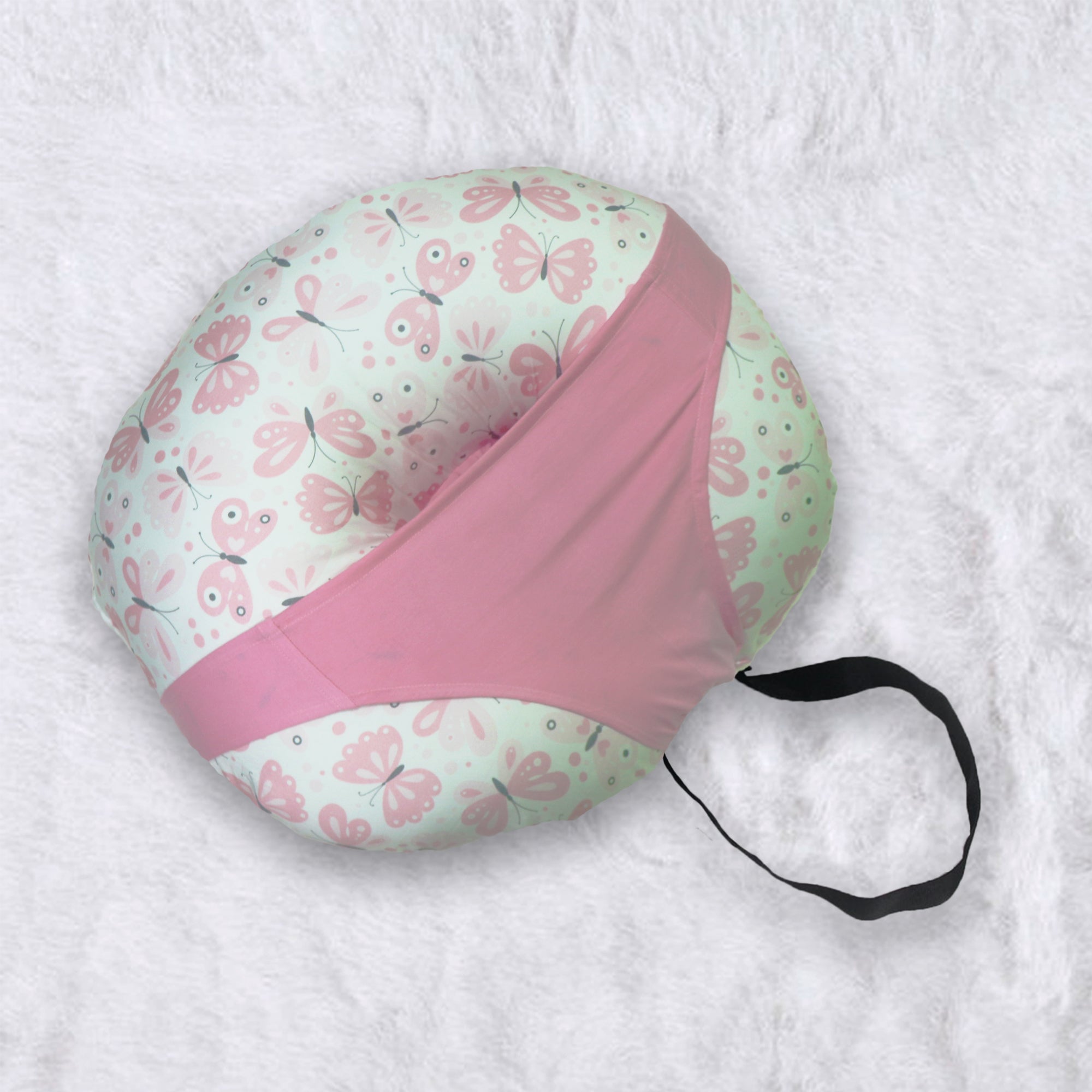 Butterfly Pink - Baby Feeding Pillow | Nursing Pillow | Breastfeeding Pillow