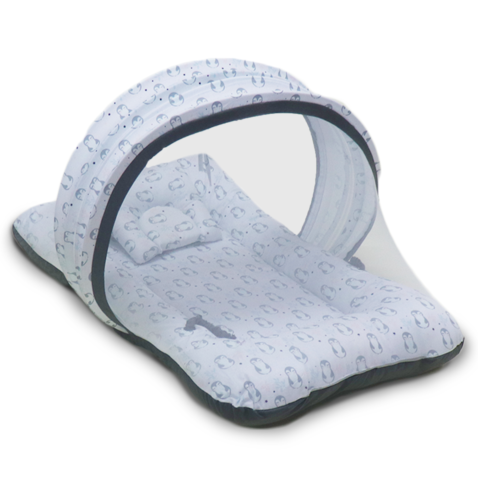 Little Penguin -  Kradyl Kroft Bassinet Style Mosquito Net Bedding for Infants