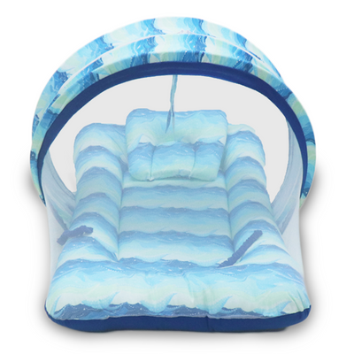 Waves -  Kradyl Kroft Bassinet Style Mosquito Net Bedding for Infants