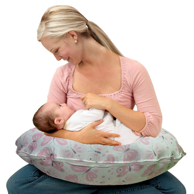 Butterfly Pink - Baby Feeding Pillow | Nursing Pillow | Breastfeeding Pillow