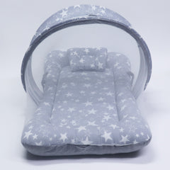 Grey Star -  Kradyl Kroft Bassinet Style Mosquito Net Bedding for Infants
