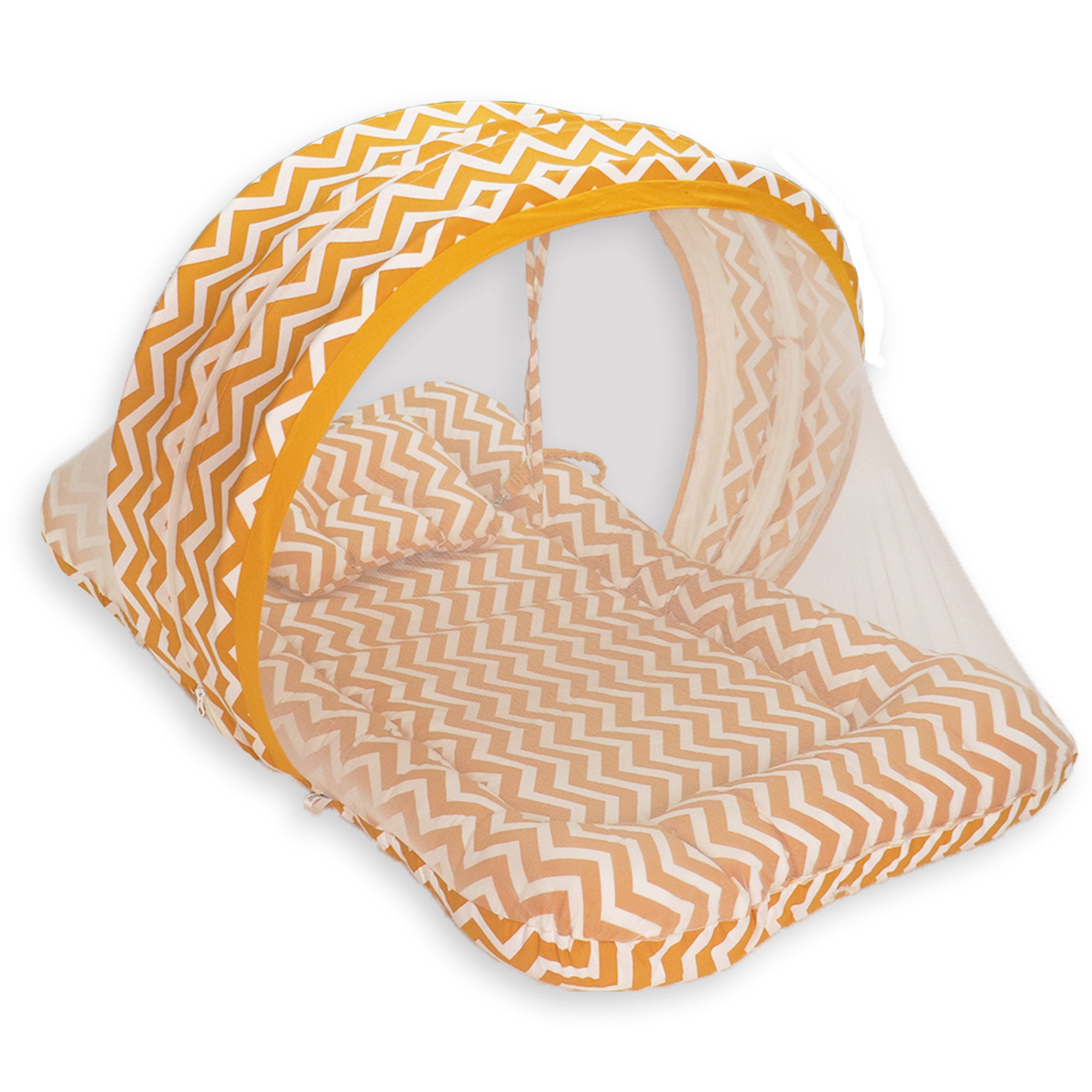 Chevron -  Kradyl Kroft Bassinet Style Mosquito Net Bedding for Infants