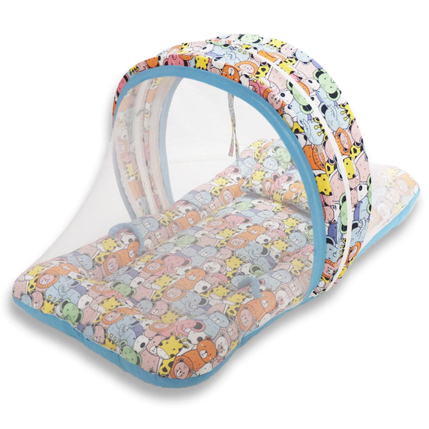 Happy Zoo Mosquito Net and Quilt - Combo Set
