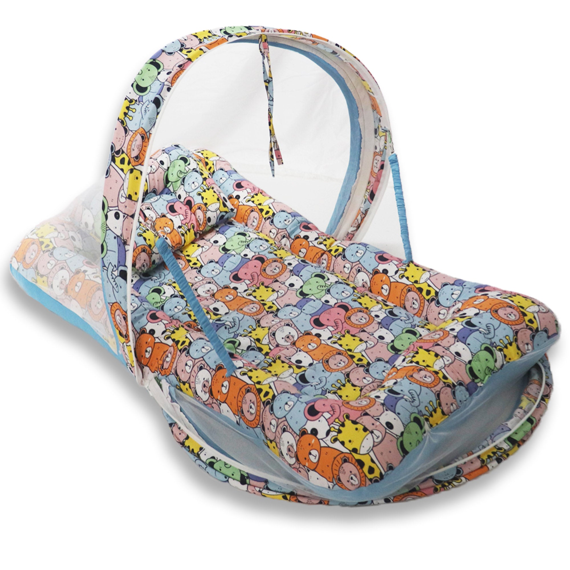 Happy Zoo - Kradyl Kroft Bassinet Style Mosquito Net Bedding for Infants