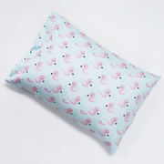 Little Flamingo - Toddler Pillow with 100% Cotton Removable cover - 20 X 15 Inches | Children Pillows