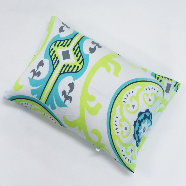 Verdant - Toddler Pillow with 100% Cotton Removable cover - 20 X 15 Inches | Children Pillows