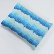 Waves - Toddler Pillow with 100% Cotton Removable cover - 20 X 15 Inches | Children Pillows