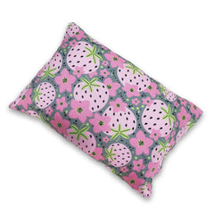 Very Berry- Toddler Pillow with 100% Cotton Removable cover - 20 X 15 Inches | Children Pillows