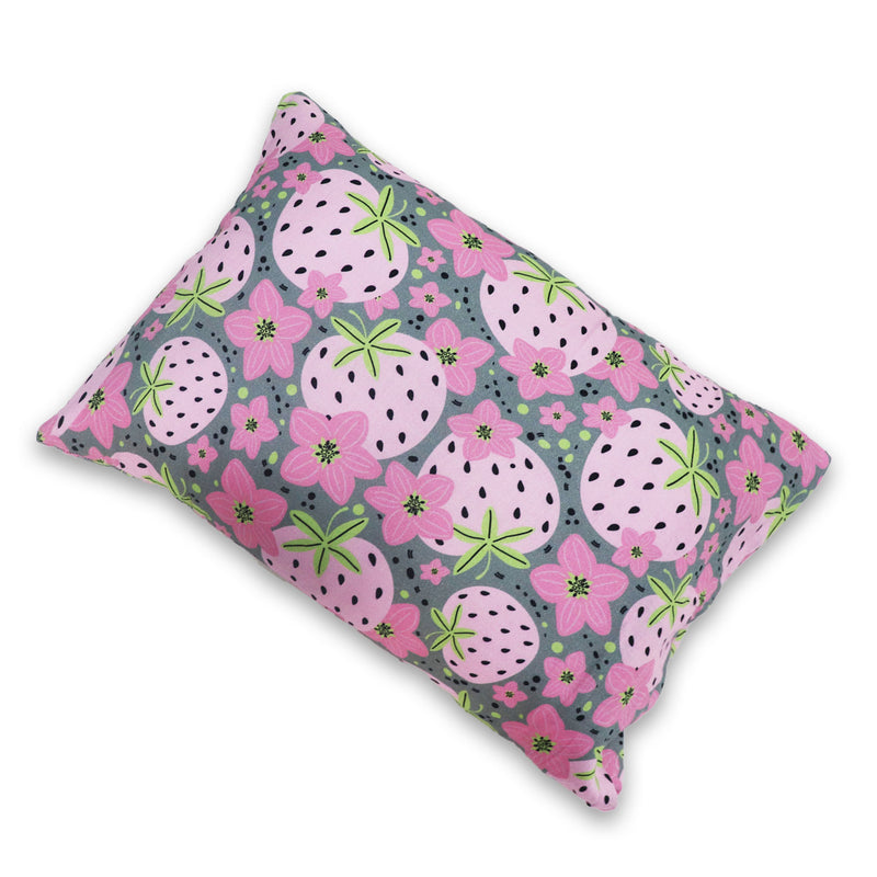 Very Berry- Toddler Pillow with 100% Cotton Removable cover - 20 X 15 Inches | Children Pillows