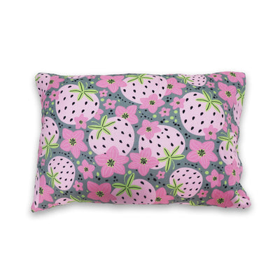 Very Berry- Toddler Pillow with 100% Cotton Removable cover - 20 X 15 Inches | Children Pillows