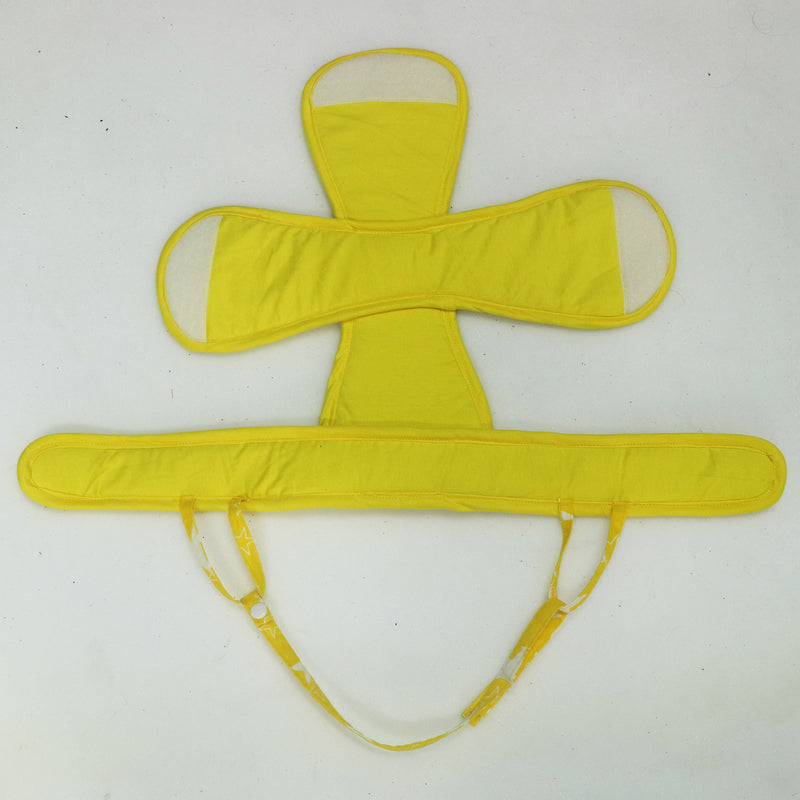 Yellow Star - Kradyl Kroft Baby Safety Helmet With Kneepads