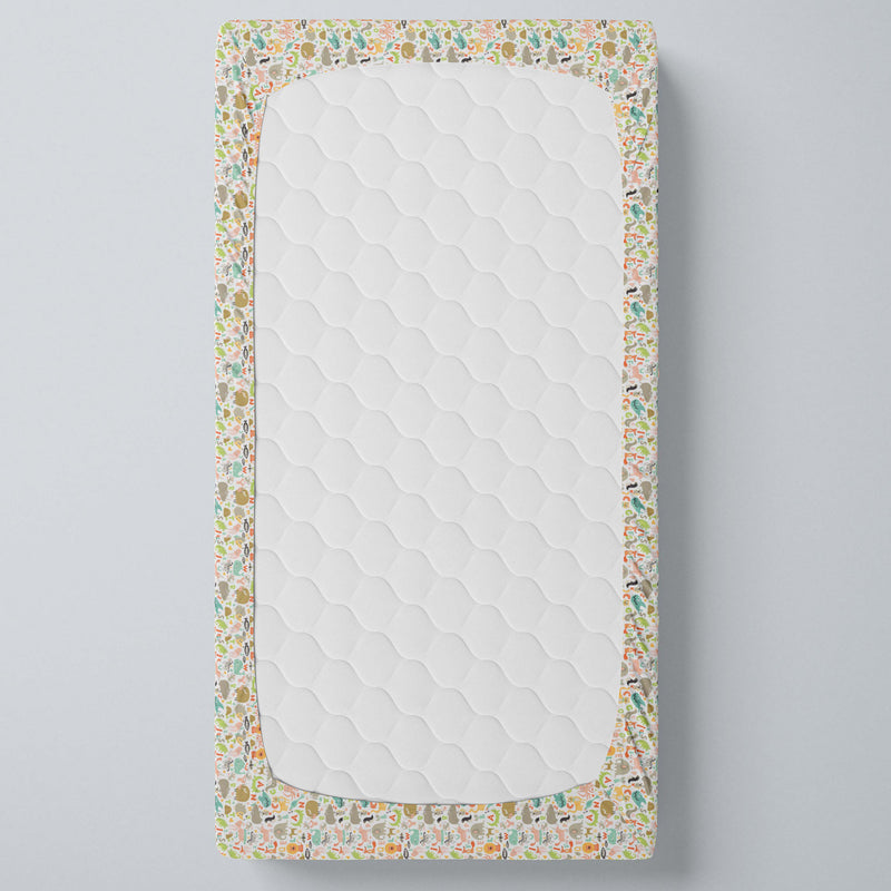 Jungle Fun Fitted Crib Sheet