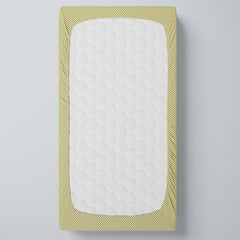 Yellow Parachute Fitted Crib Sheet