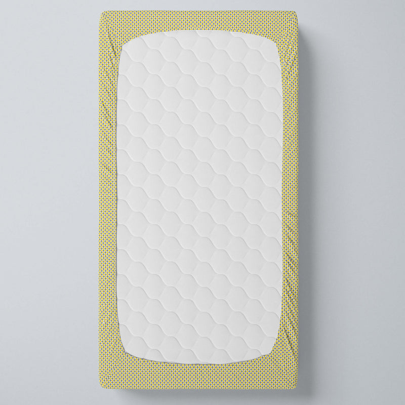 Yellow Parachute Fitted Crib Sheet
