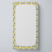 Yellow Flower Fitted Crib Sheet