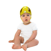 Yellow Star - Kradyl Kroft Baby Safety Helmet With Kneepads