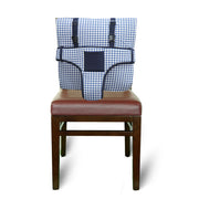 Blue Checks Portable Baby Chair Cover