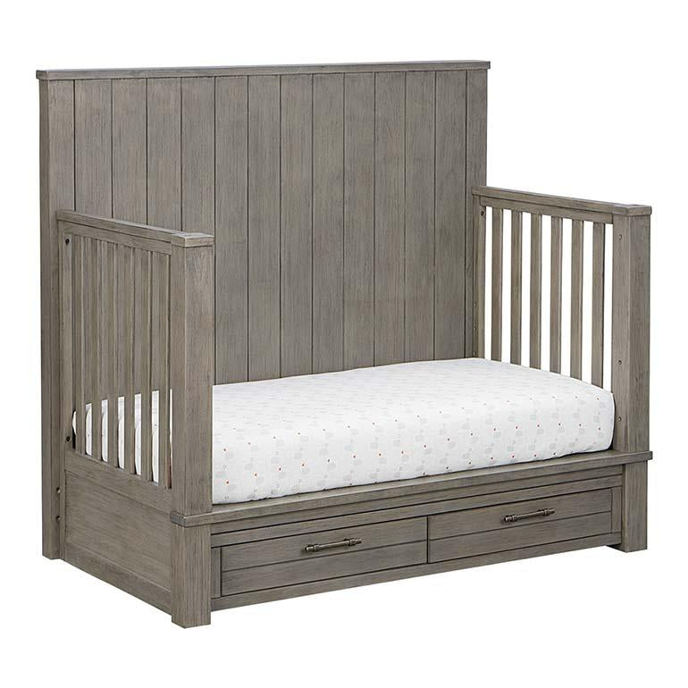 Kradyl Kroft Wooden Crib - Antique Finish