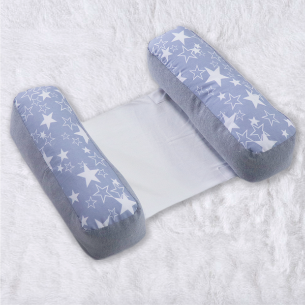 Baby Anti Roll Side Pillows - Grey Star