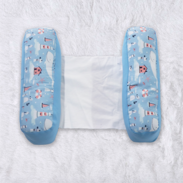 Baby Anti Roll Side Pillows - Happy Dolphins