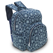 Navy Blue Circle Diaper Bag for Baby