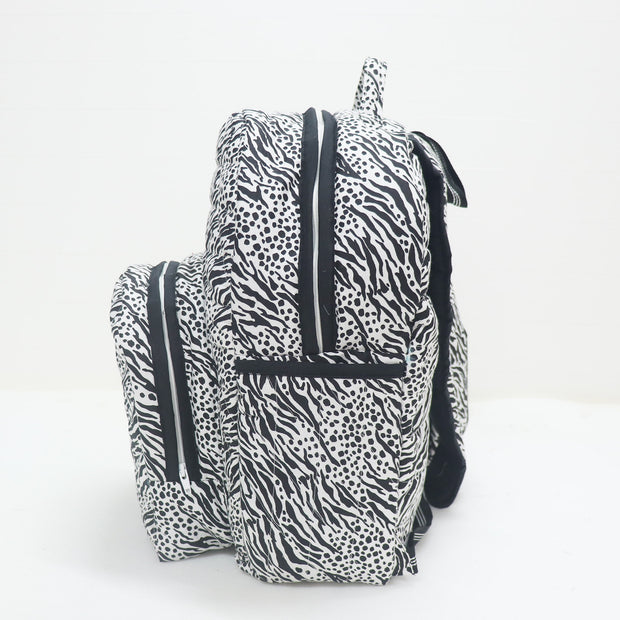 Black & White Cloth Diaper Bag for Baby