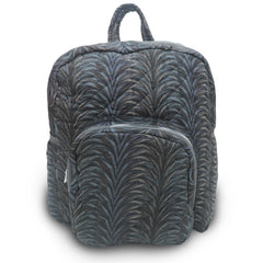 Kradyl Kroft Quilted Diaper Bag with Quilted Shoulder Straps (MNT Stripes)