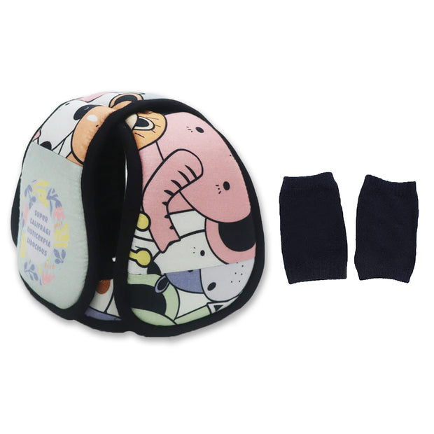 Jungle - Kradyl Kroft Baby Safety Helmet  With Kneepads