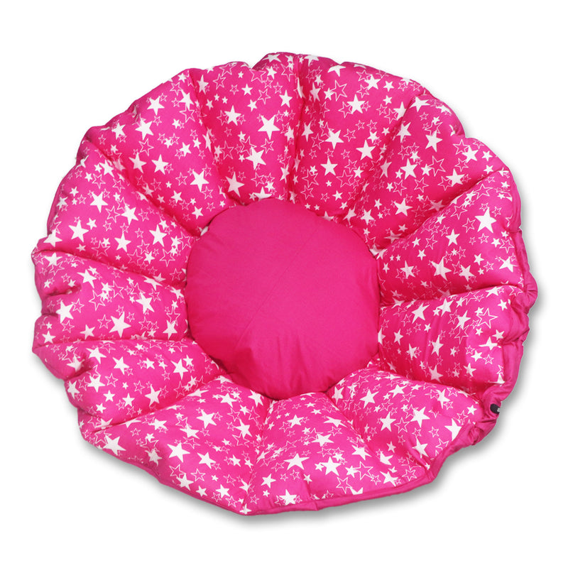 Pink Star Baby Play Mat Cum Storage Bag