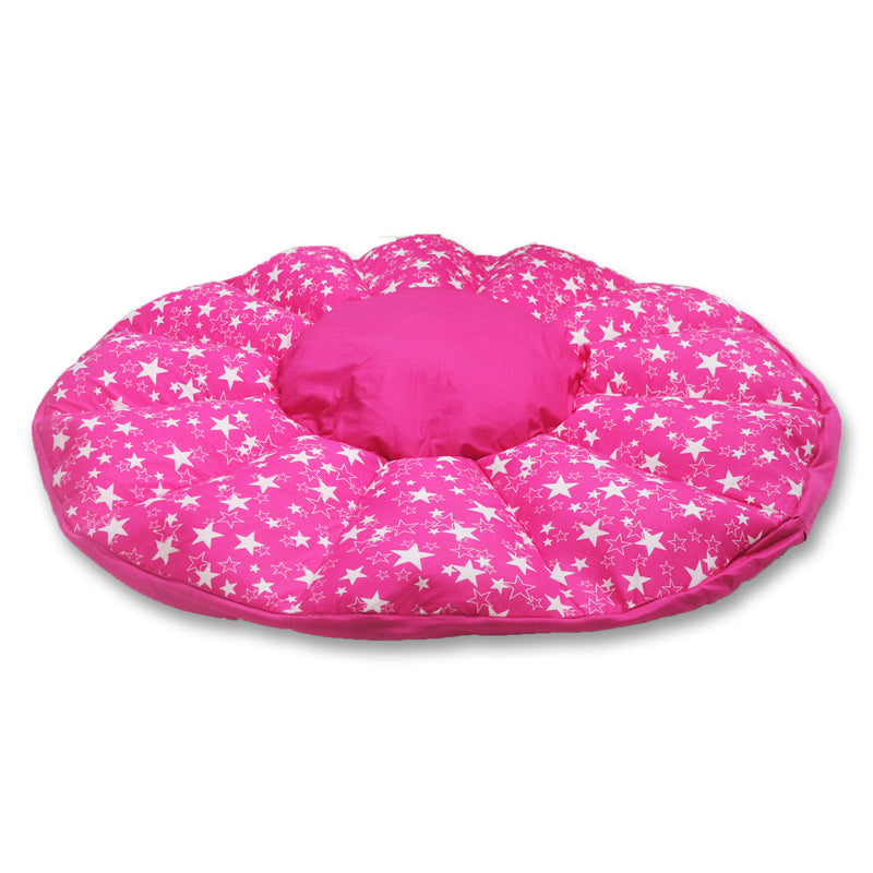 Pink Star Baby Play Mat Cum Storage Bag