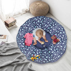 Navy Star Baby Play Mat Cum Storage Bag