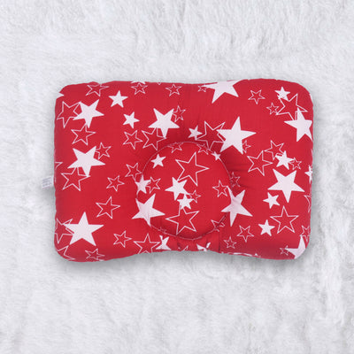 Red Star New Born Pillow | Baby Pillow | Head Shaping Pillow
