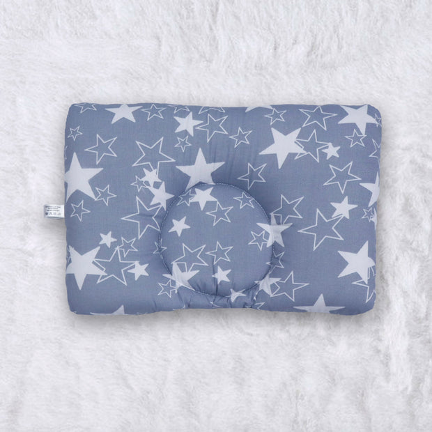 Grey Star New Born Pillow | Baby Pillow
