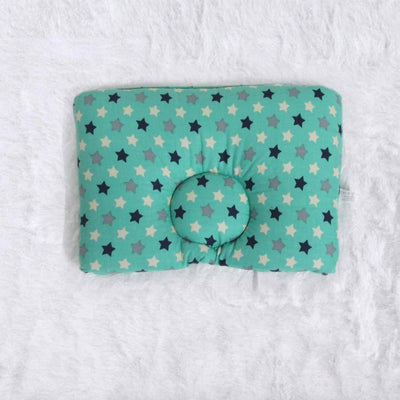 Cyan Star New Born Pillow | Baby Pillow | Head Shaping Pillow