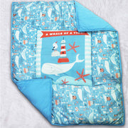 Whale Times - Baby Quilt | Baby Blanket