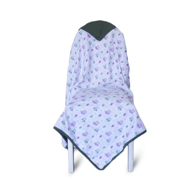 L'il Owl Muslin Quilt - Baby Quilt | Baby Blanket