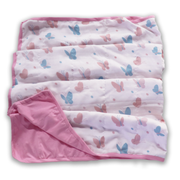 Butterfly Muslin Quilt - Baby Quilt | Baby Blanket