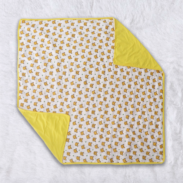 L'il Tiger Muslin Quilt - Baby Quilt | Baby Blanket