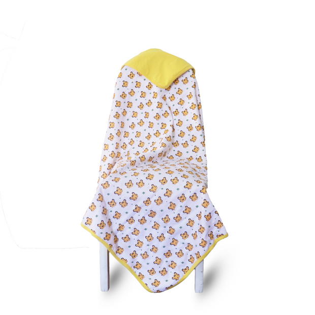 L'il Tiger Muslin Quilt - Baby Quilt | Baby Blanket