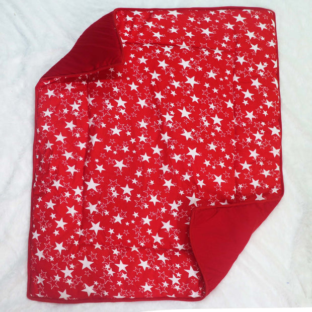 Born Star Red - Baby Quilt | Baby Blanket