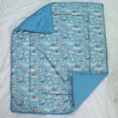 Happy Dolphins - Baby Quilt | Baby Blanket