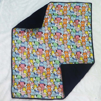 Happy Zoo - Baby Quilt | Baby Blanket