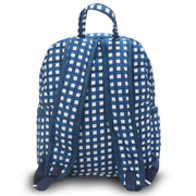 Kradyl Kroft Quilted Diaper Bag with Quilted Shoulder Straps (Navy Checks)