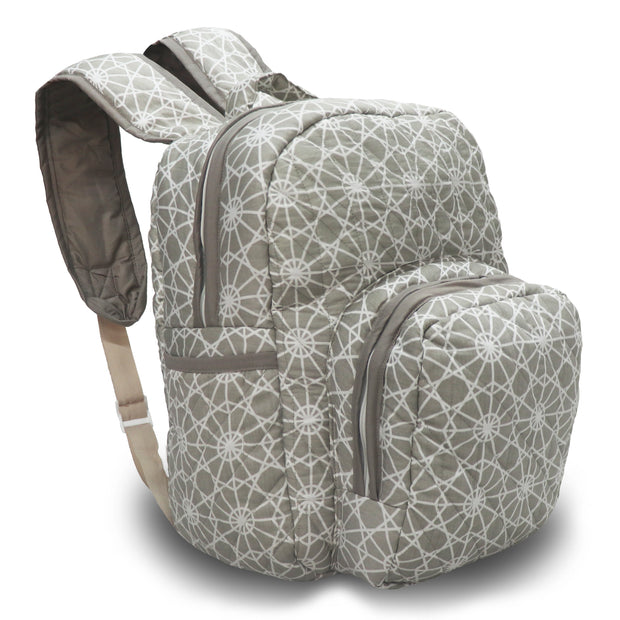 Grey Circle Diaper Bag for Baby