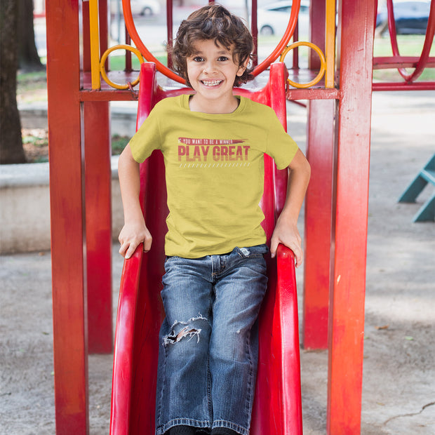 Kids Tee - 100% Cotton Play Great