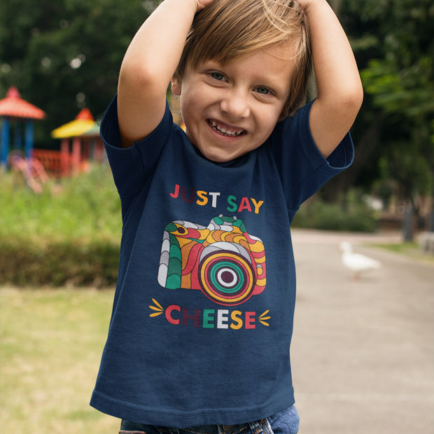 Kids Tee - 100% Cotton Say Cheese