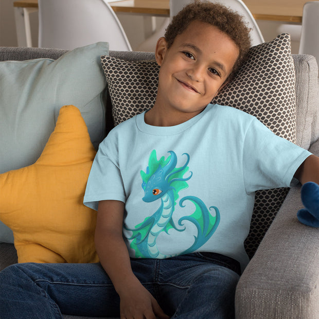 Kids Tee - 100% Cotton Sea Horse