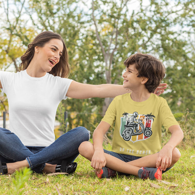 Kids Tee - 100% Cotton Beach Ride