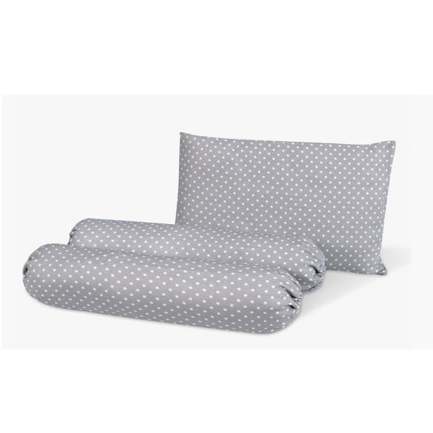 Grey Bolster Side Pillows for Baby