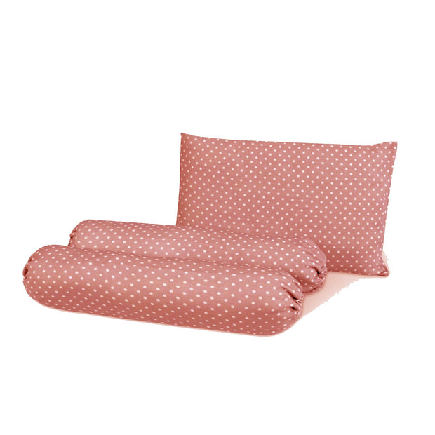 Red Bolster Side Pillows for Baby